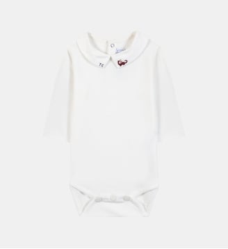 Body -  coton broderie dinosaure - Tartine Et Chocolat - Marine