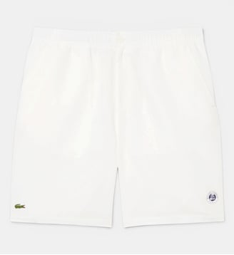 Short lin Édition Roland-Garros - Lacoste - Blanc
