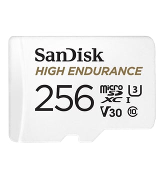 Carte Micro SD High Endurance microSDXC 256GB - Sandisk - Standard