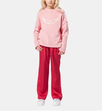 Pantalon - Zadig&Voltaire Kids - Rouge framboise