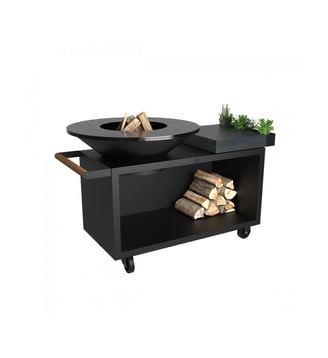 Brasero Island Black 100 Pro Ceramic DG OI4B100C - Ofyr - Noir