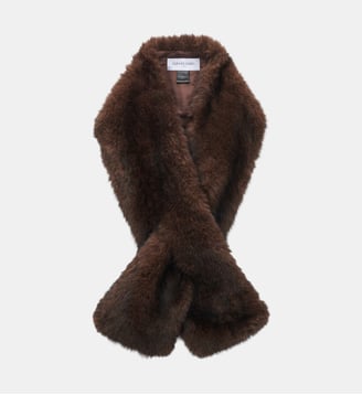 Echarpe en fausse fourrure - SOPHIE - Gerard Darel - Marron