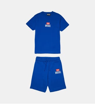 Survêtement avec logo - Diesel Kids - Bluette brillante