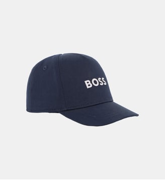 Casquette avec fermeture auto agrippante - BOSS Kidswear - Bleu cargo
