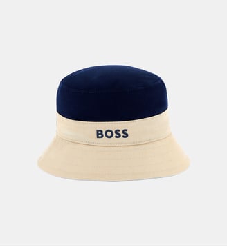Bob réversible en coton - BOSS Kidswear - Blanc