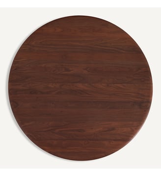Plateau de table rond en noyer, ø137 cm - AM.PM - Noyer