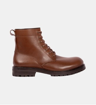 Ranger boots crantées - Jules & Jenn - Marron