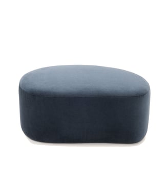 Pouf  Revêtement en tissu texturé Madura