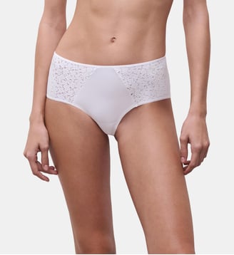 Shorty maille douce - Chantelle - Blanc