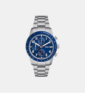 Montre Sport tourer Bleu FS6047 - Fossil - Argenté