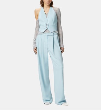 Gilet court dos nu en tissu technique - Pinko - Multicolore