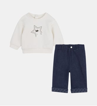 Ensemble sweat et pantalon - Michael Kors Kids - Bleu