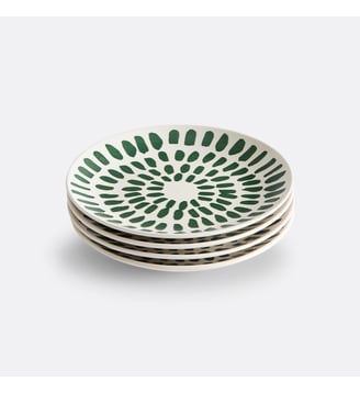 Lot de 4 assiettes à dessert faïence Riveri La Redoute Interieurs