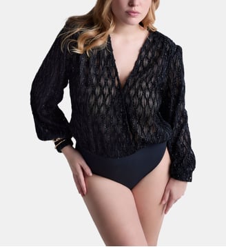 Body manches longues - Aubade - Noir