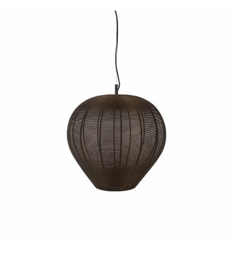 Suspension Horan - Brun - 40x40x42cm - Light & Living - Marron