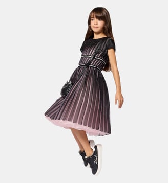 Robe de cérémonie - Karl Lagerfeld Kids - Noir et rose