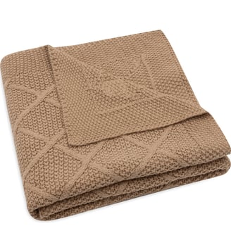 Couverture en tricot - Jollein - Marron