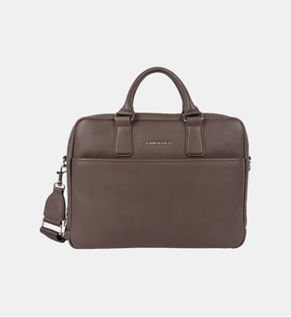 Porte documents Gentlemen Harry en cuir - Lancaster - Marron