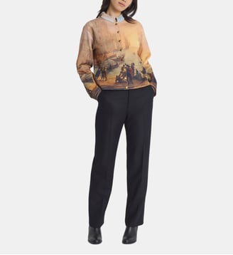 cardigan agnès b. inspirée par le Louvre - Agnès b. - Multicolore