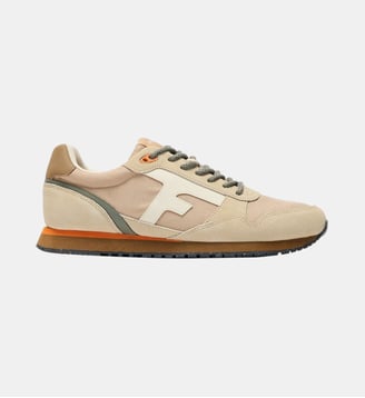 Running tissu suede ELM - Faguo - Beige et camel