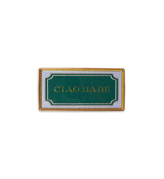 Plateaux Décoratif Ciao Babe - La DoubleJ - Vert