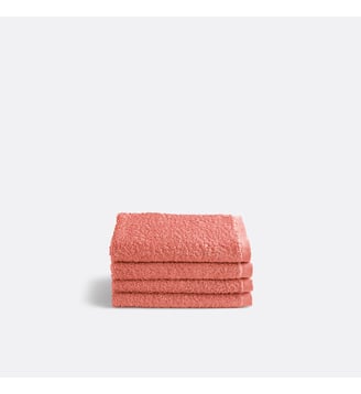 Lot 4 serviettes d'invité éponge 500g/m2 La Redoute Interieurs