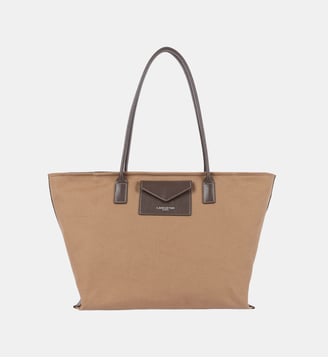 Sac cabas épaule Canvas KBA en coton - Lancaster - Sable marron