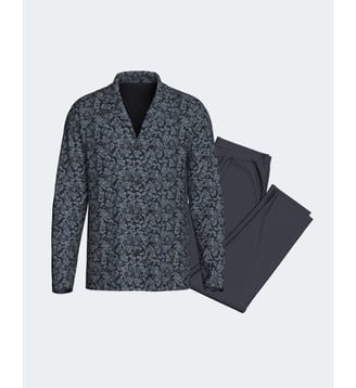 Pyjama long d'homme en Coton - Impetus - Bleu marine