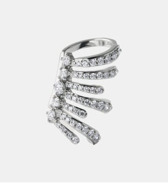 Earcuff en argent 925 avec diamants cultivés en laboratoire - Aristocrazy - Argenté