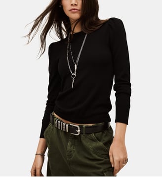 Pull ajusté Britanie - Ba&sh - Noir