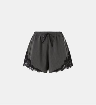 Short fluide avec insertion en dentelle Pinko