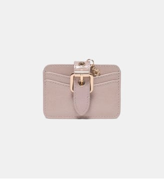 Porte-carte Miss M en cuir naplak - Maje - Beige mastic