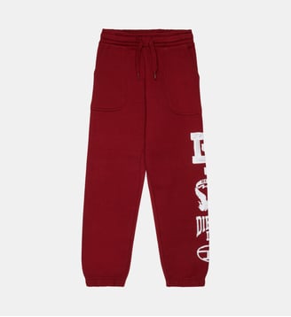 Pantalon en molleton avec logo - Diesel Kids - Bordeaux