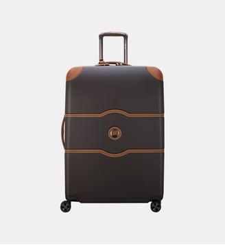 Valise Trolley 4R 76 cm - Delsey Paris - Chocolat