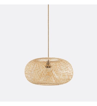 Suspension en bambou Ø45 cm - La Redoute Interieurs - Naturel