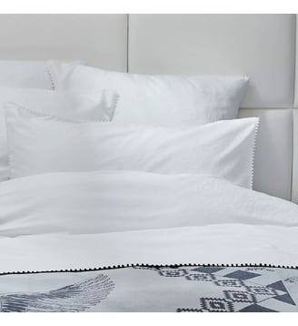 Housse de couette satin de coton - Garnier Thiebaut - Blanc