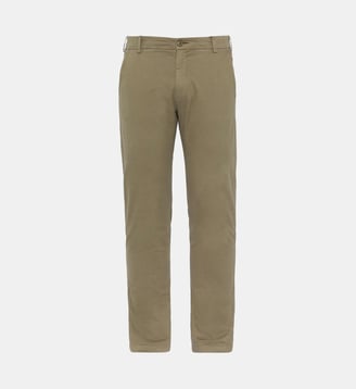 Pantalon chino surteint. - Schott - Kaki clair