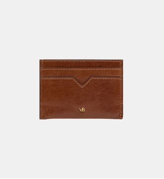 Porte-cartes en cuir - Vanessa Bruno - Havane