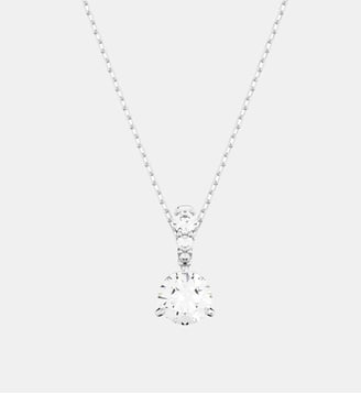 Pendentif Stilla, Métal rhodié - Swarovski - White et rrhodium plated