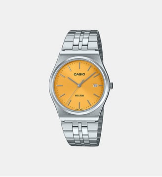 Montre Casio collection Jaune MTP-B145D-9AVEF - Casio - Argenté