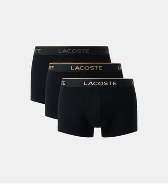 Lot de 3 boxers courts coton - Lacoste - Noir foncé
