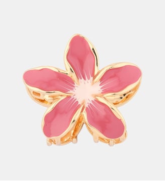 Pince à cheveux fleur rose - Balaboosté - Rose