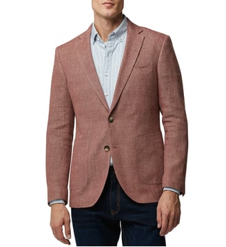 Veste blazer slim en laine et lin The Cascades Rodd & Gunn