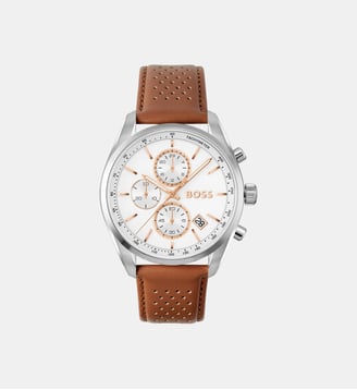 Montre Grand prix 44 Blanc 1514313 - BOSS - Argenté