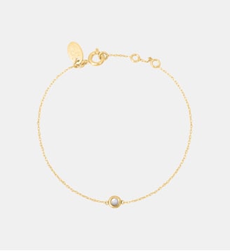 Bracelet doré nacre blanche - tiny Caroline Najman