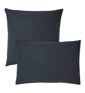 Taie d'oreiller percale de coton - Garnier Thiebaut - Graphite
