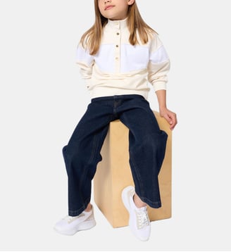 Jean fermeture zippée - BOSS Kidswear - Bleu denim