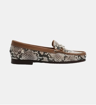Mocassin belmont morsetti cuir - cuir imprimé façon animalier - Fairmount - Façon animalier