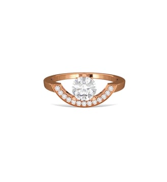 Bague Intrépide grand arc 1 carat pavée Loyal.e Paris