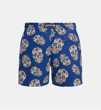 Maillot de bain bleu court stretch Día de Muertos - Vilebrequin - Palace